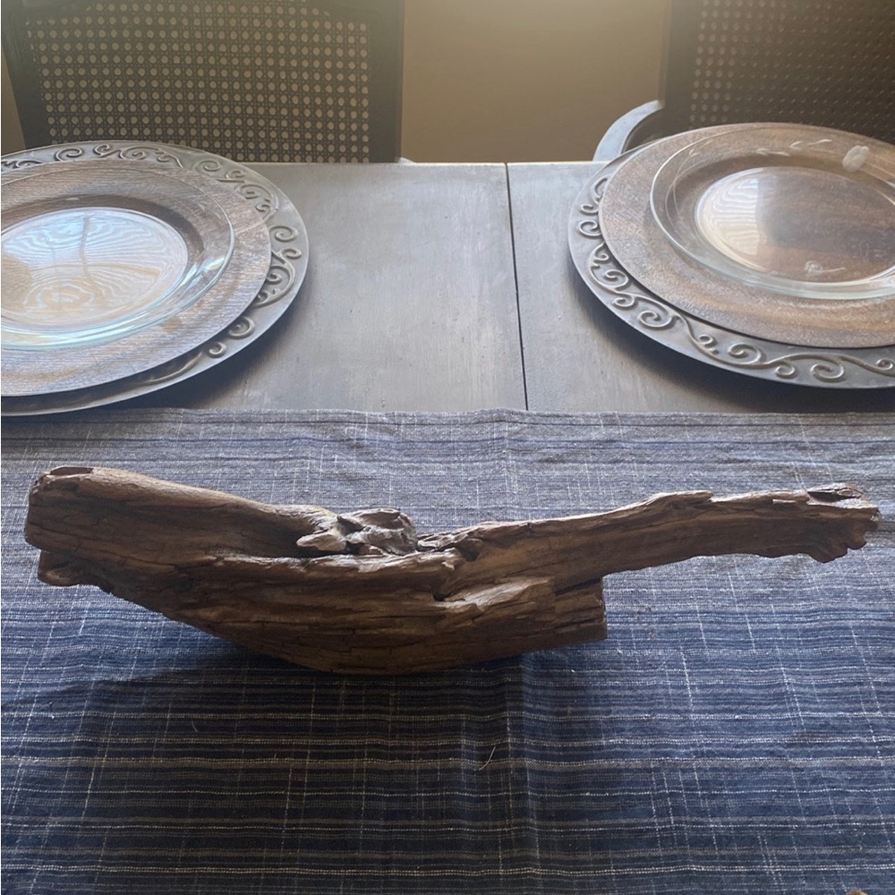 Manzanita wood decor.